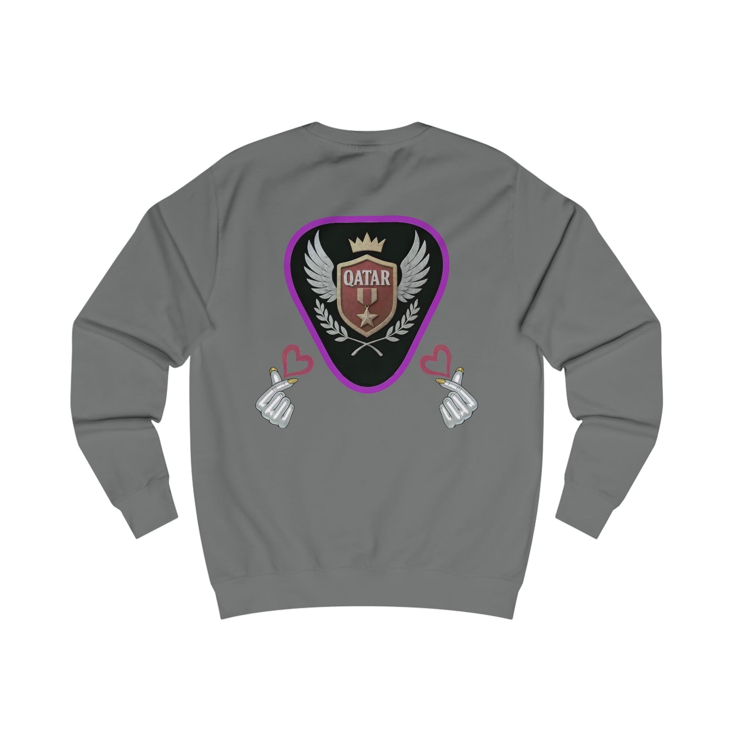 Stylish Qatar Sweatshirt for Fans, Unisex Cozy Apparel for Sports Lovers, Perfect Gift for Holidays & Events, Trendy Graphic Sweater, [...]