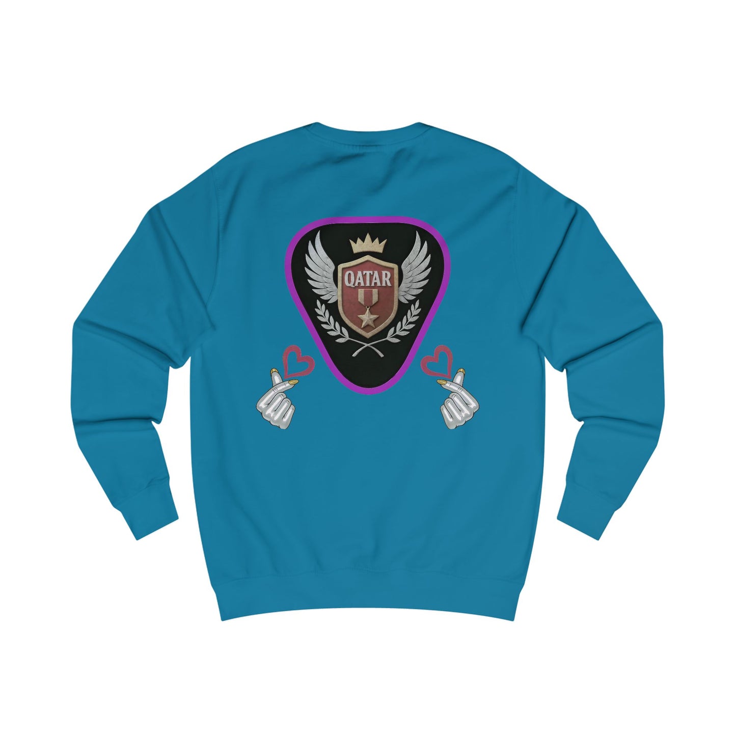 Stylish Qatar Sweatshirt for Fans, Unisex Cozy Apparel for Sports Lovers, Perfect Gift for Holidays & Events, Trendy Graphic Sweater, [...]