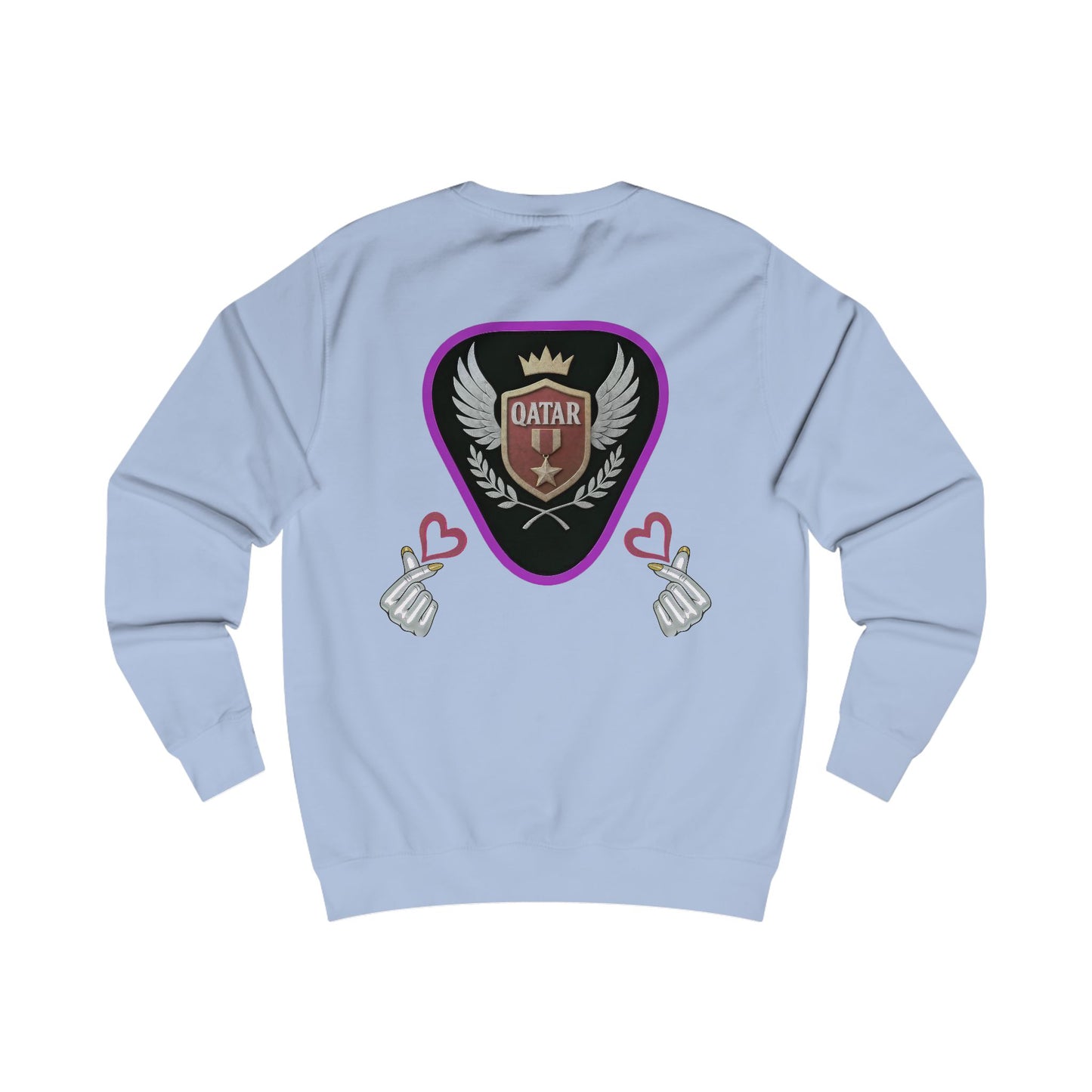 Stylish Qatar Sweatshirt for Fans, Unisex Cozy Apparel for Sports Lovers, Perfect Gift for Holidays & Events, Trendy Graphic Sweater, [...]