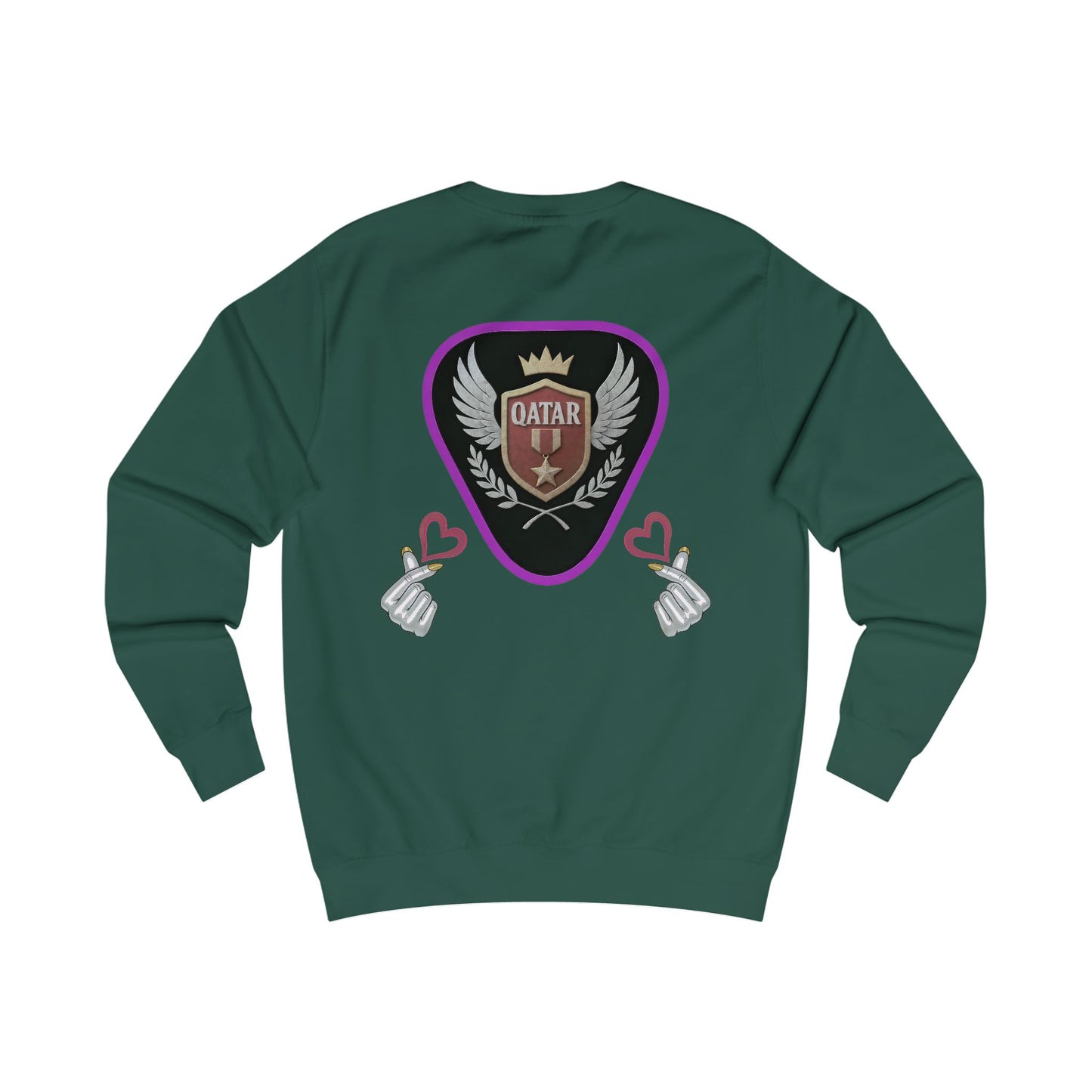 Stylish Qatar Sweatshirt for Fans, Unisex Cozy Apparel for Sports Lovers, Perfect Gift for Holidays & Events, Trendy Graphic Sweater, [...]