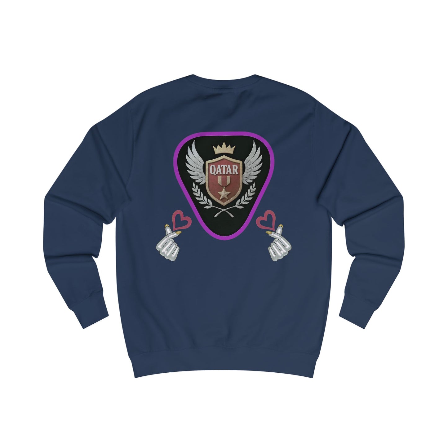 Stylish Qatar Sweatshirt for Fans, Unisex Cozy Apparel for Sports Lovers, Perfect Gift for Holidays & Events, Trendy Graphic Sweater, [...]