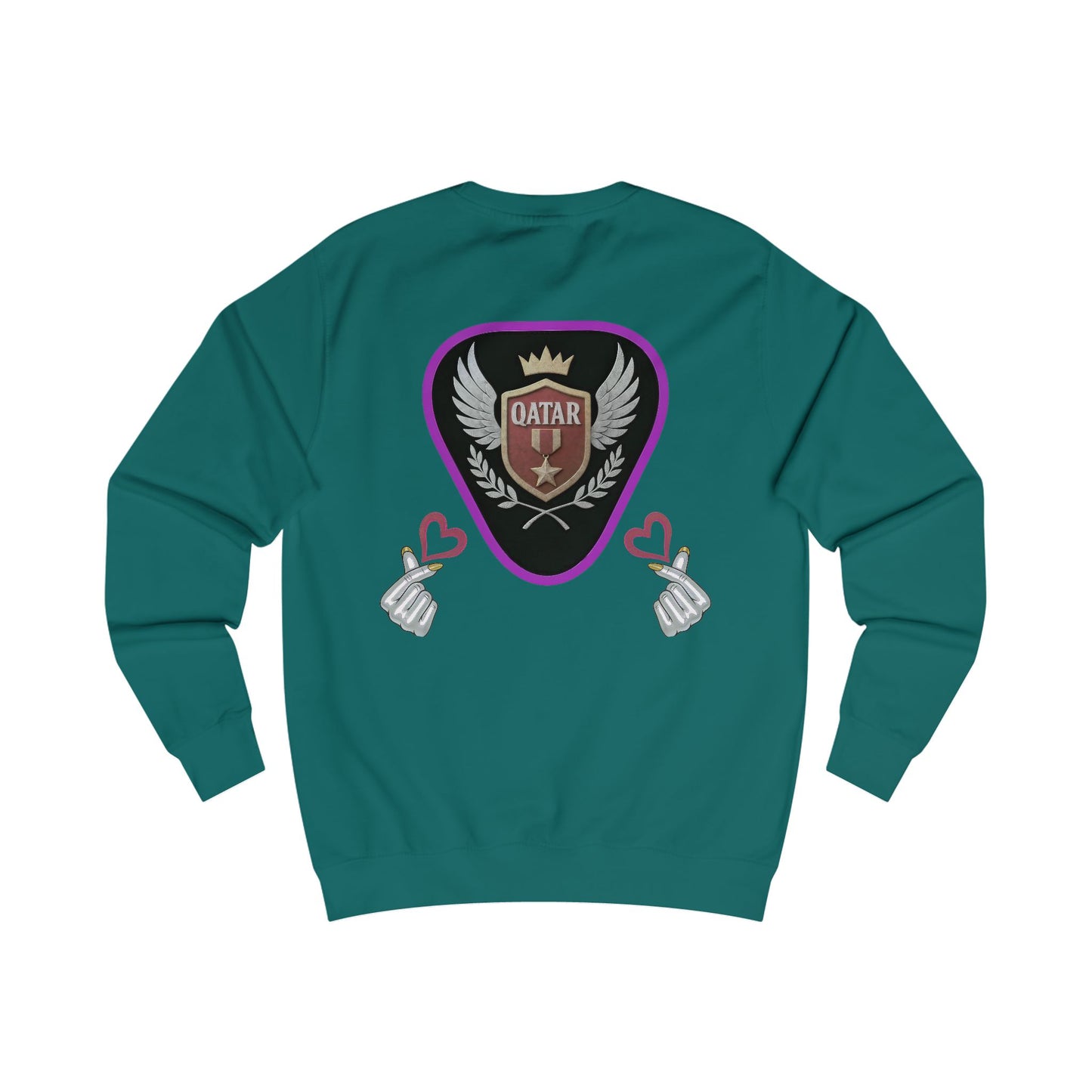 Stylish Qatar Sweatshirt for Fans, Unisex Cozy Apparel for Sports Lovers, Perfect Gift for Holidays & Events, Trendy Graphic Sweater, [...]