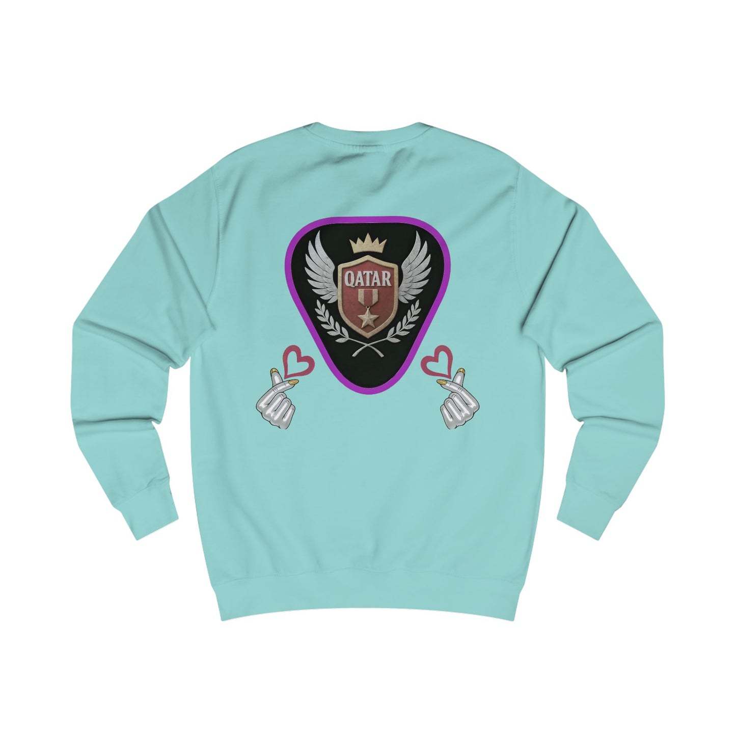 Stylish Qatar Sweatshirt for Fans, Unisex Cozy Apparel for Sports Lovers, Perfect Gift for Holidays & Events, Trendy Graphic Sweater, [...]