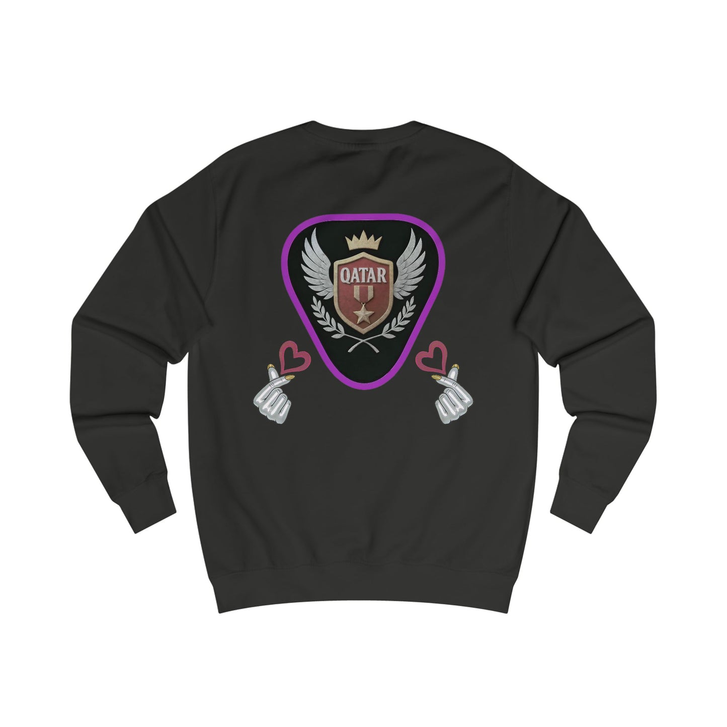 Stylish Qatar Sweatshirt for Fans, Unisex Cozy Apparel for Sports Lovers, Perfect Gift for Holidays & Events, Trendy Graphic Sweater, [...]