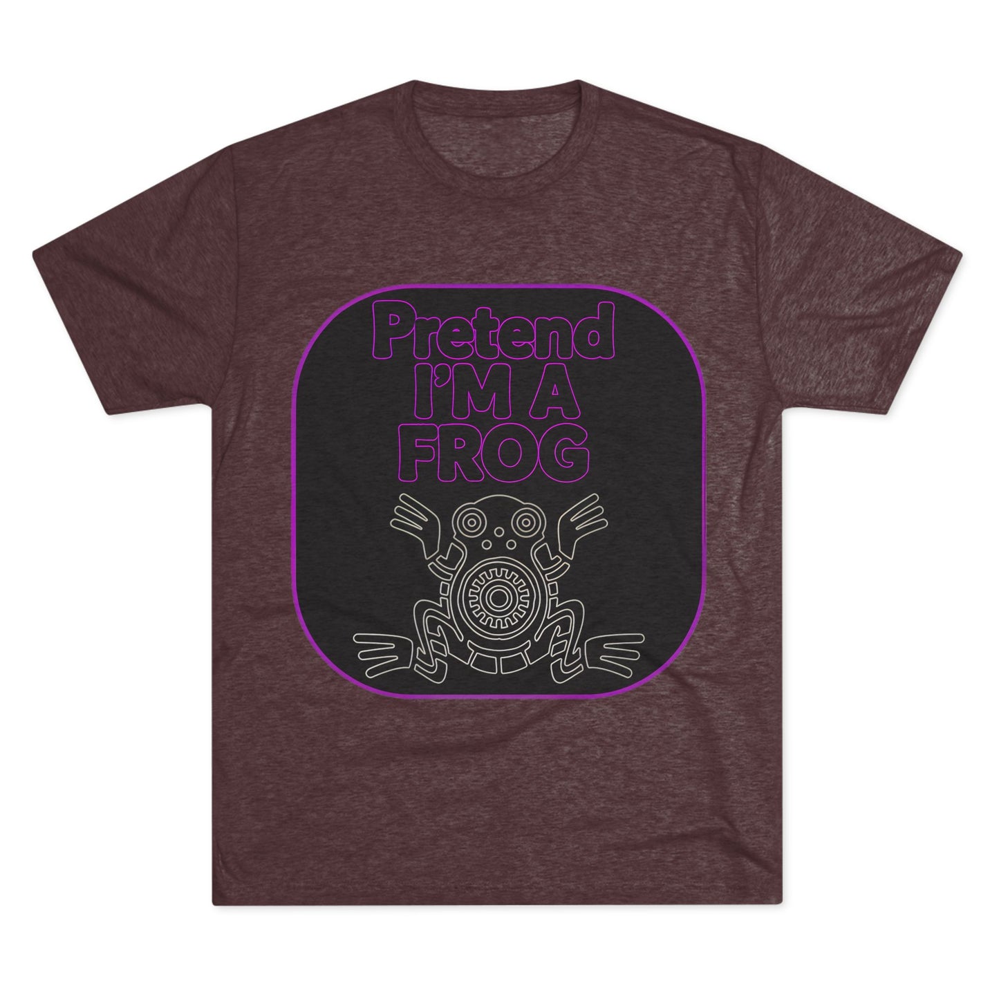 Funny Frog Unisex Tee - Pretend I Am a Frog Design