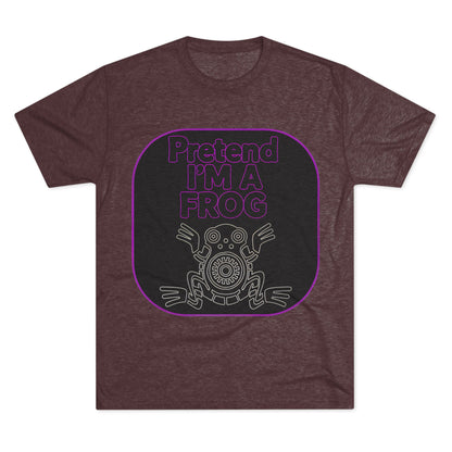 Funny Frog Unisex Tee - Pretend I Am a Frog Design