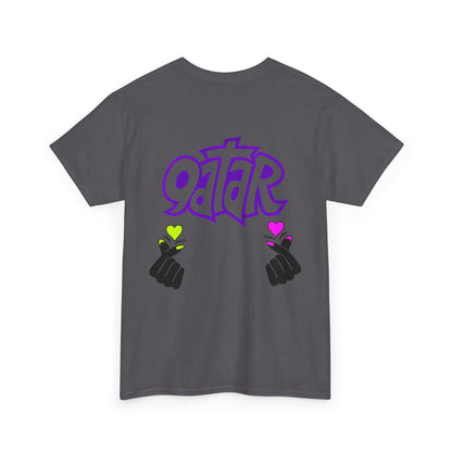 qatar pride tee,qatar love tee,qatar in heart tee