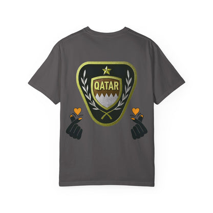 Qatar Pride Unisex T-Shirt, Casual Wear, Sports Event Shirt, Travel Souvenir, Gift for Fans