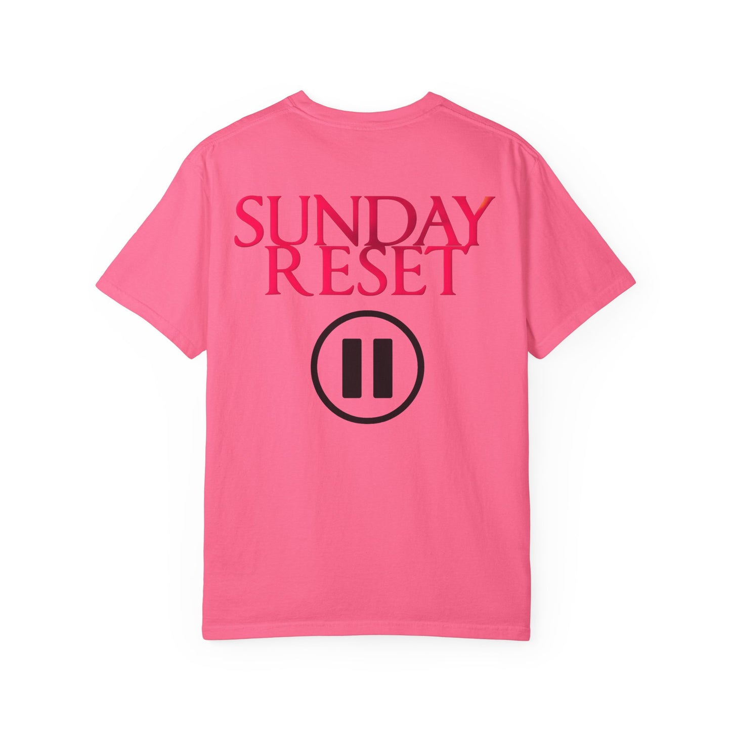 T-Shirt Sunday Reset Unisex Garment-Dyed