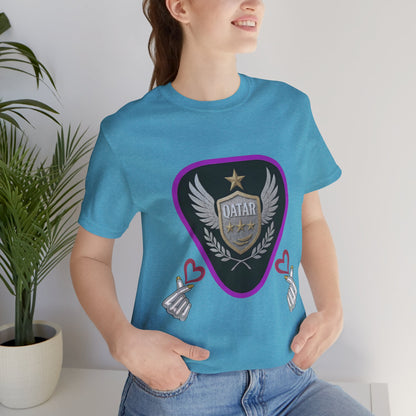 T-Shirt QATAR LOVE Unisex Jersey Short Sleeve Tee