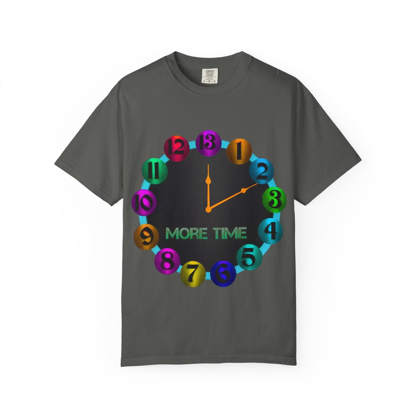Garment-Dyed T-shirt - MORE TIME Graphic Tee