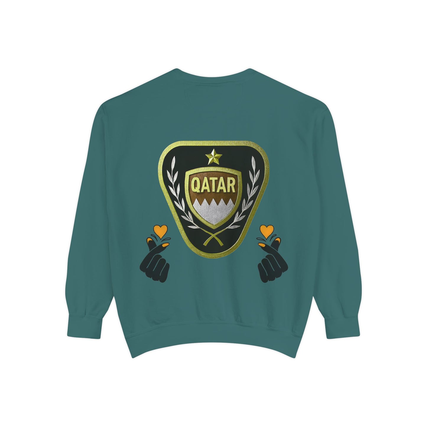 Qatar-Inspired Unisex Sweatshirt | Cozy Fashion for Sports Fans, Travel Lovers, Gift for Holidays, Casual Wear