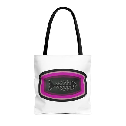 Fish Skeleton Tote Bag - Unique Design for Fishing Enthusiasts