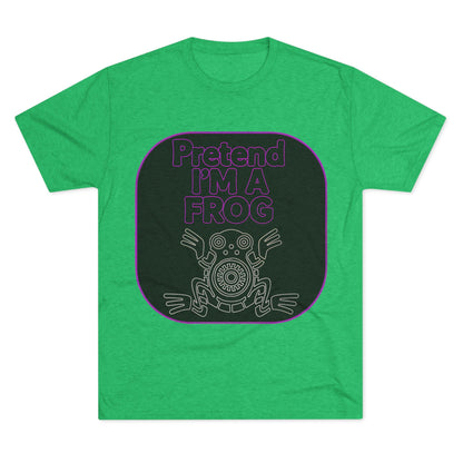 Funny Frog Unisex Tee - Pretend I Am a Frog Design
