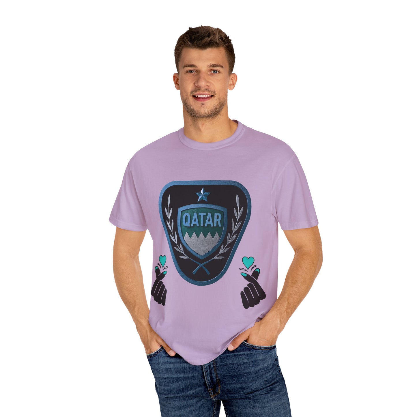 Qatar Pride Unisex T-Shirt, Casual Wear, Sports Event Shirt, Travel Souvenir, Gift for Fans
