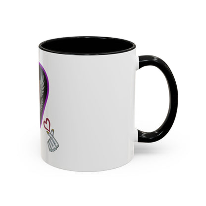 Qatar-Inspired Accent Coffee Mug, Unique Gift for Coffee Lovers, Personalized Mug for Friends, Stylish Office Cup, Perfect for Everyday Use