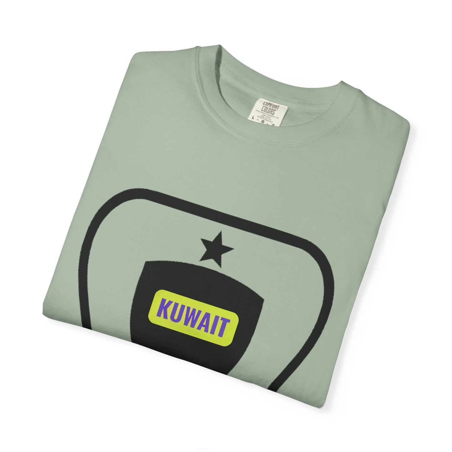 Garment-Dyed T-shirt - Kuwait Lover Graphic Tee