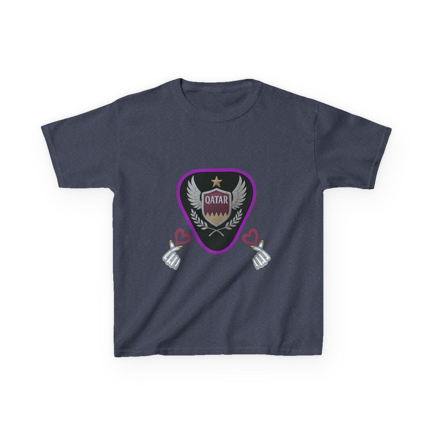 Kids' Fun Graphic Tee, Casual Kids T-Shirt, Cute Kids Top, Qatar Themed Shirt, Gift for Young Fans