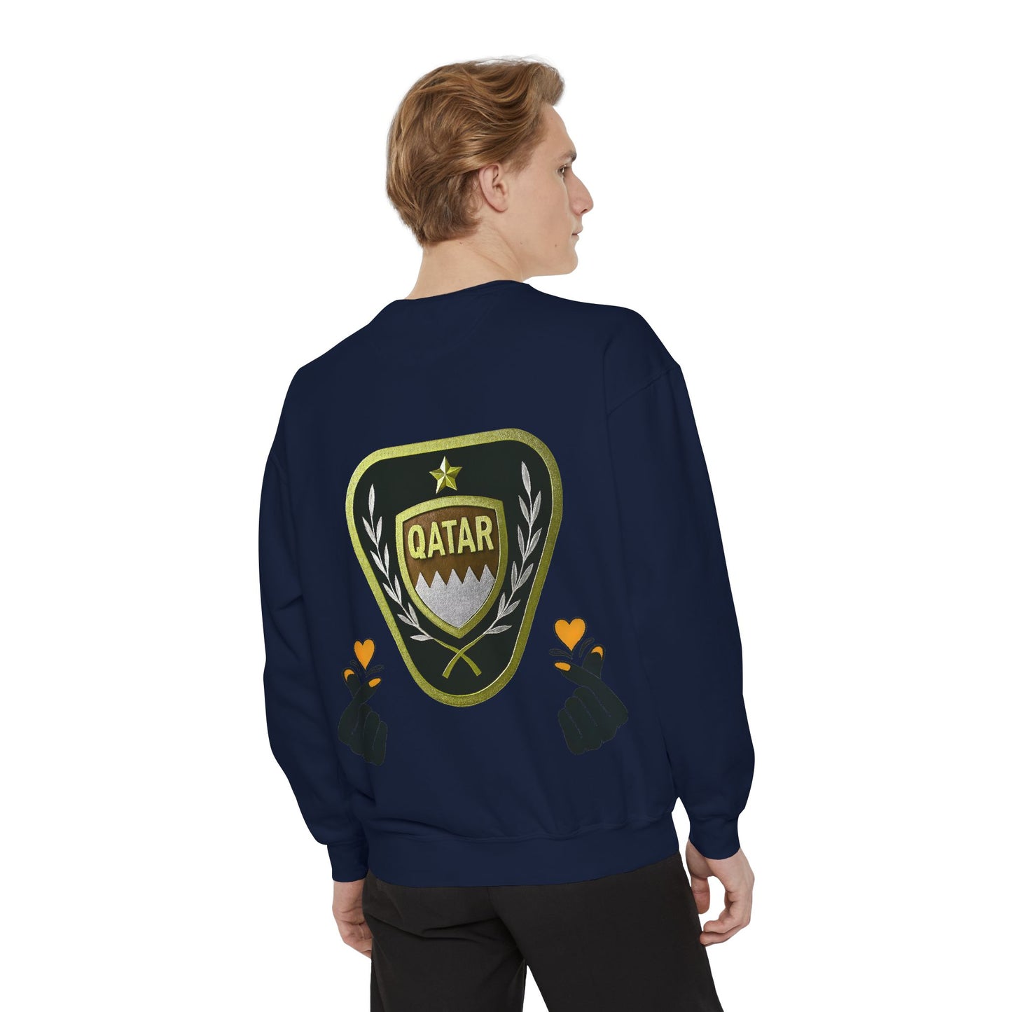 Qatar-Inspired Unisex Sweatshirt | Cozy Fashion for Sports Fans, Travel Lovers, Gift for Holidays, Casual Wear