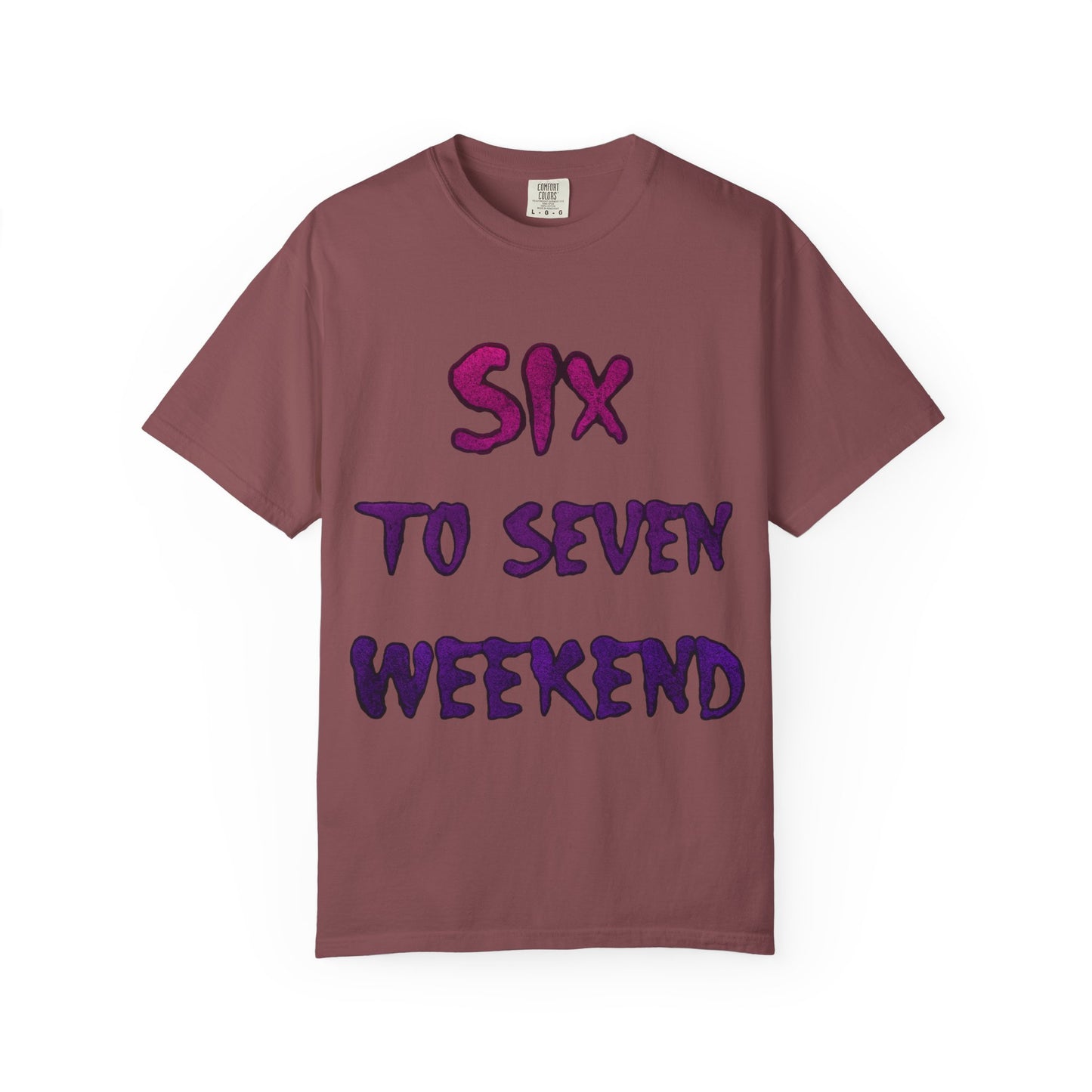 Unisex T-shirt 6-7 WEEKEND Garment-Dyed Tee