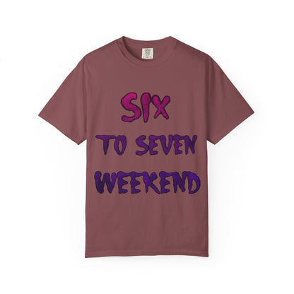 Unisex T-shirt 6-7 WEEKEND Garment-Dyed Tee