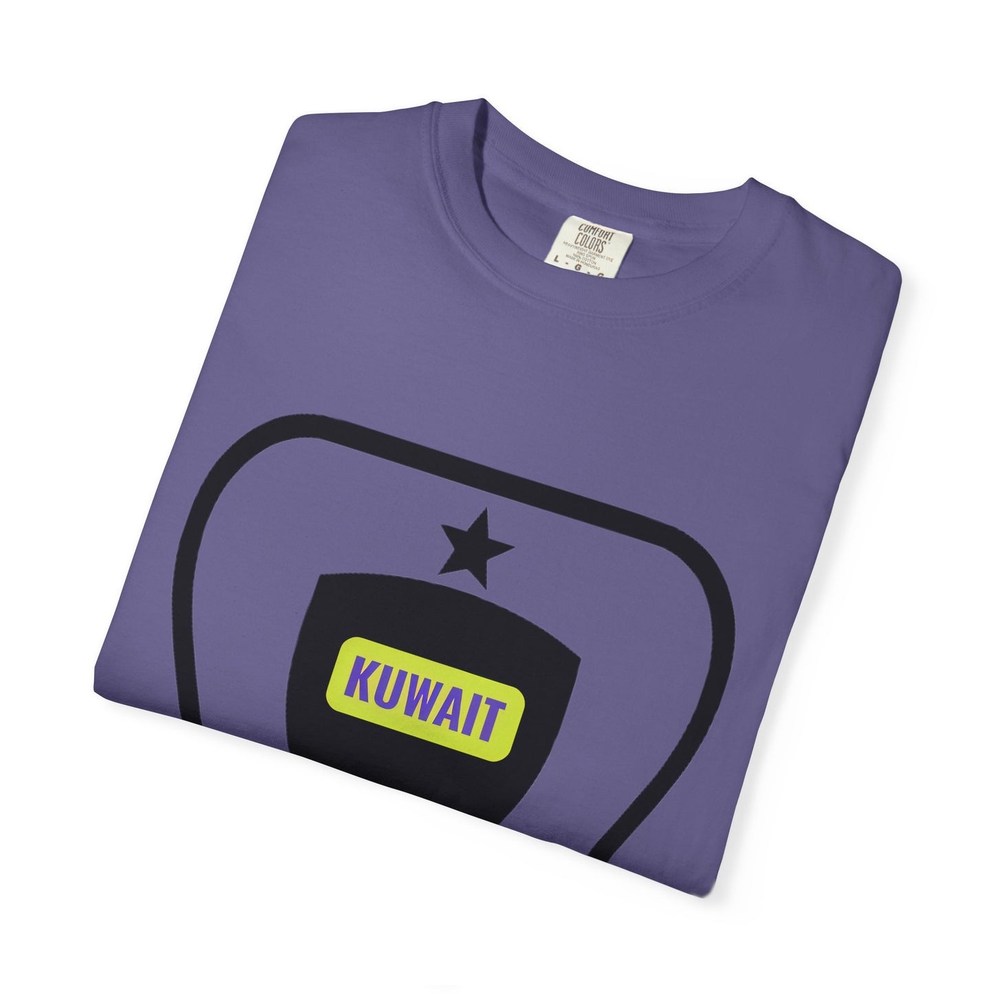 Garment-Dyed T-shirt - Kuwait Lover Graphic Tee