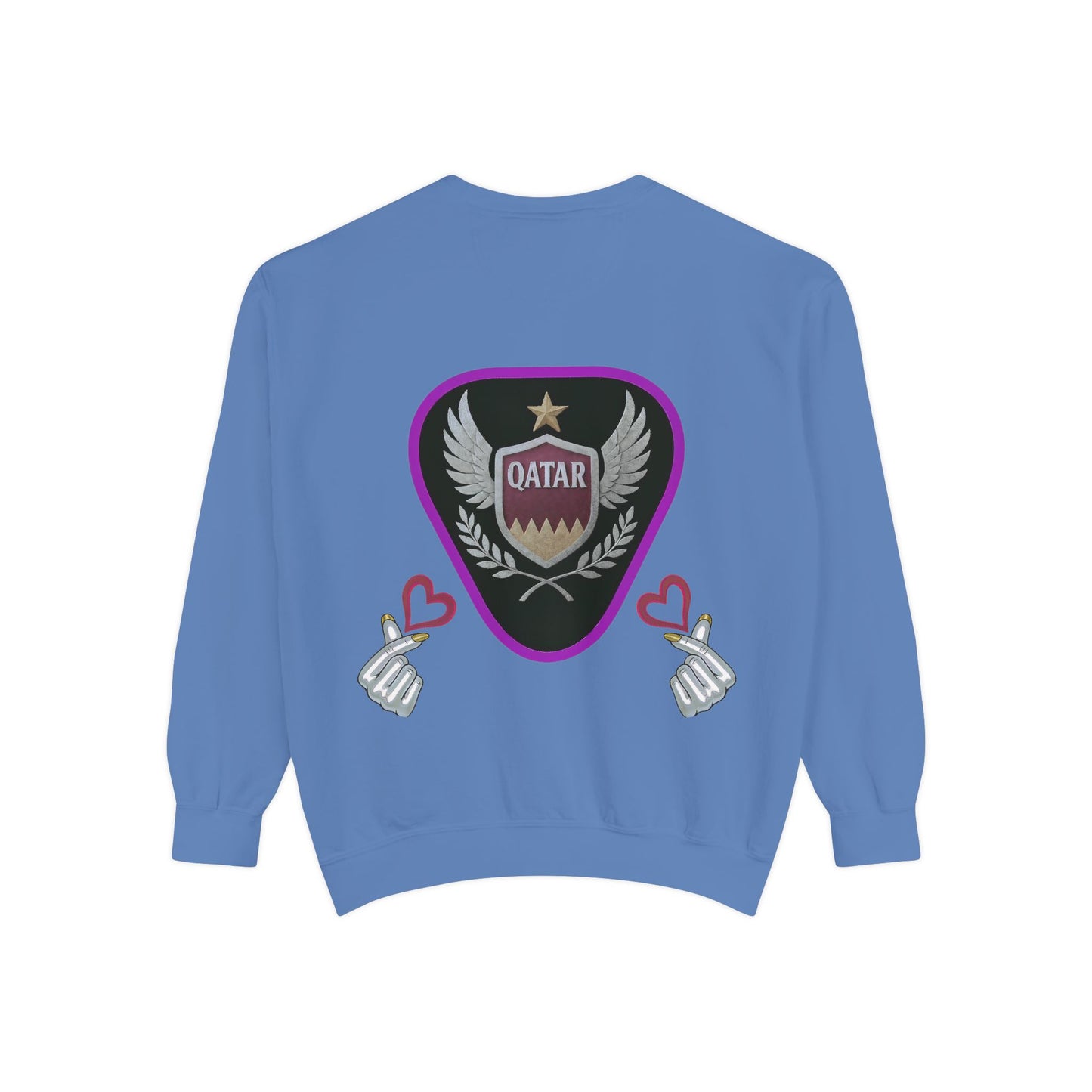 Qatar-Inspired Unisex Sweatshirt, Cozy Gift for Sports Fans, Stylish Casualwear, Travel Apparel, Souvenir from Qatar