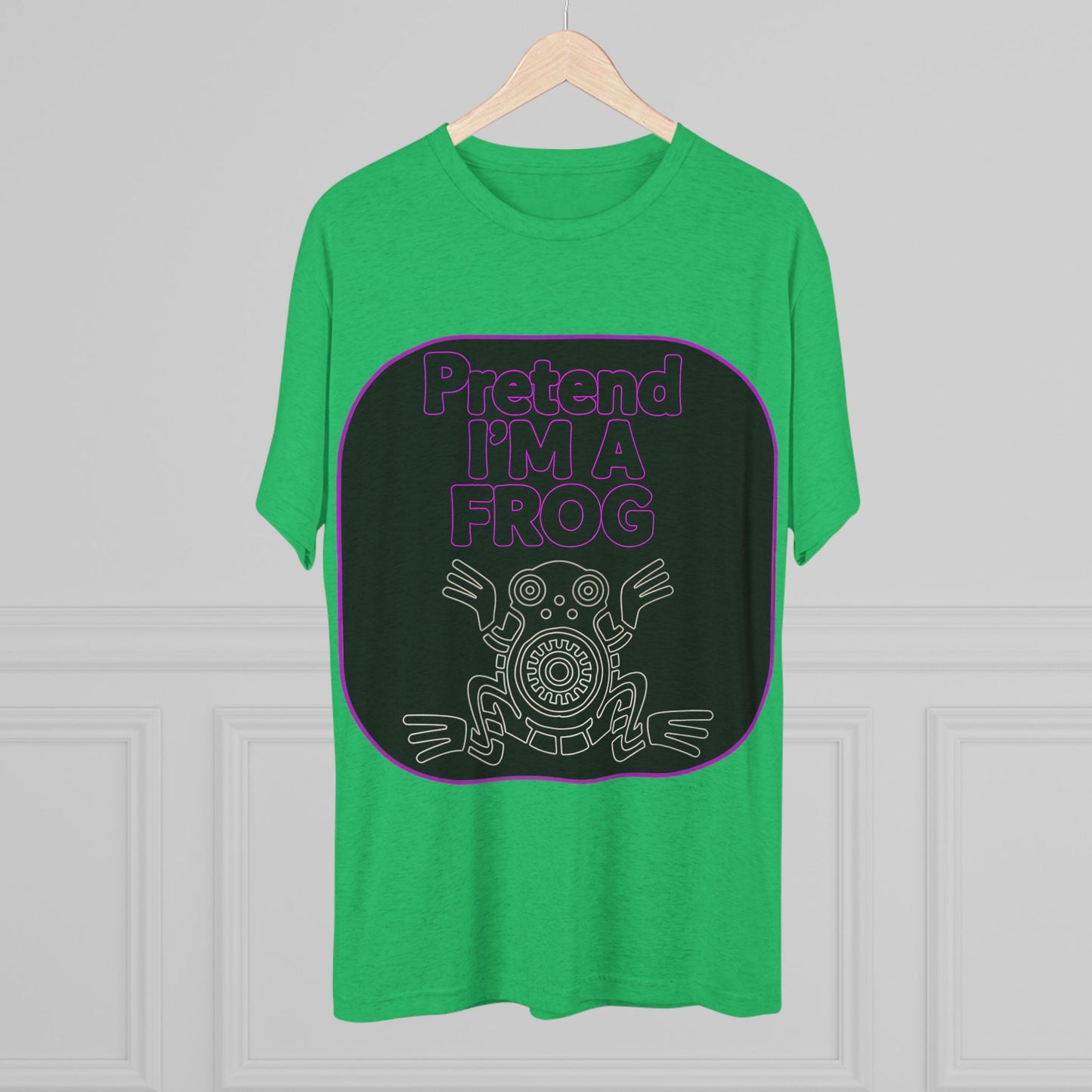 Funny Frog Unisex Tee - Pretend I Am a Frog Design