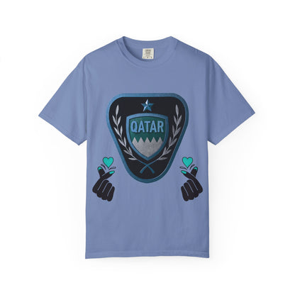 Qatar Pride Unisex T-Shirt, Casual Wear, Sports Event Shirt, Travel Souvenir, Gift for Fans