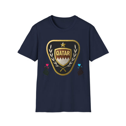 Stylish Qatar Unisex T-Shirt - Soft Cotton Tee for Casual Wear, Sports Events, Travel, Gift Ideas, Summer Outings