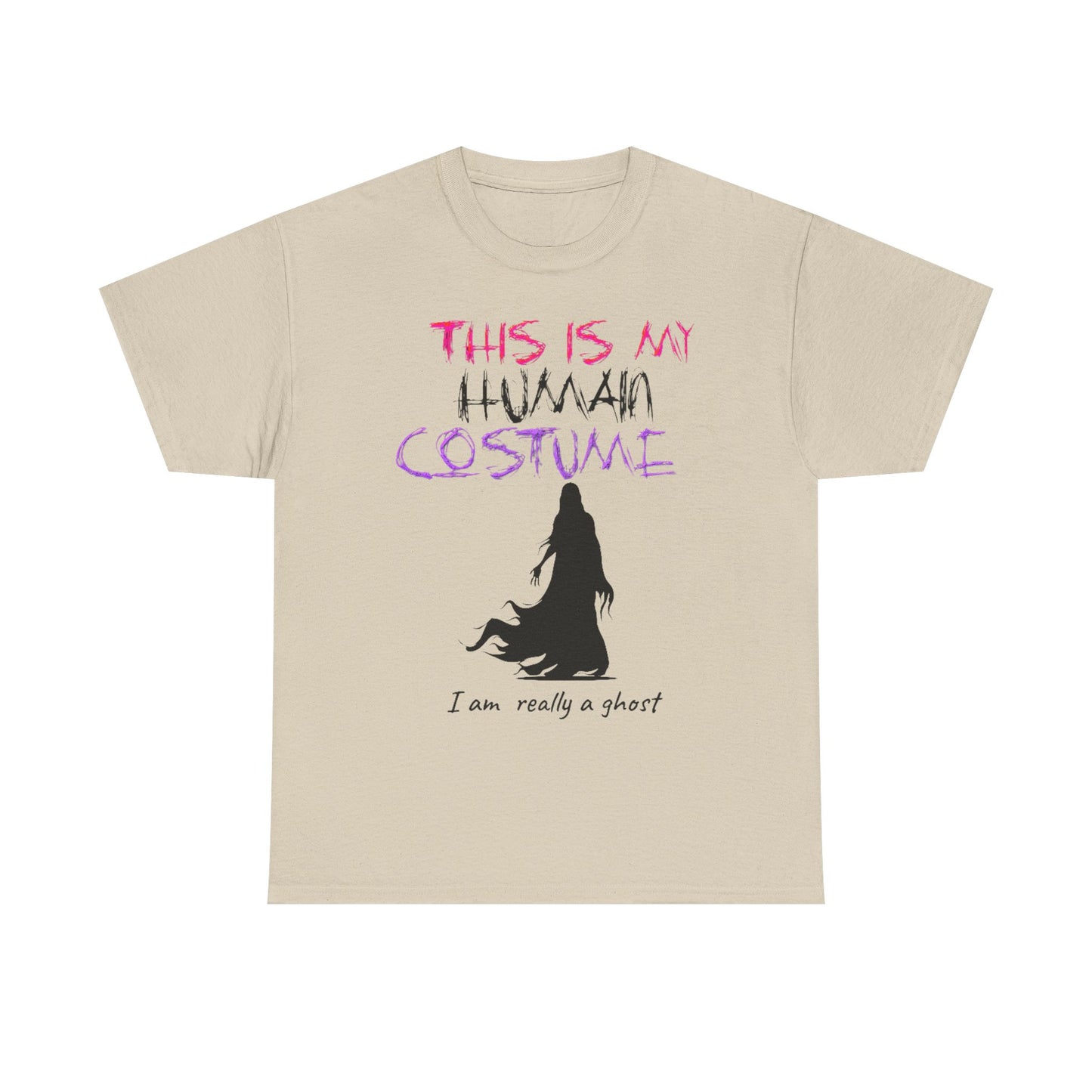 Cotton Tee - 'THIS IS MY HUMAN COSTUME'
