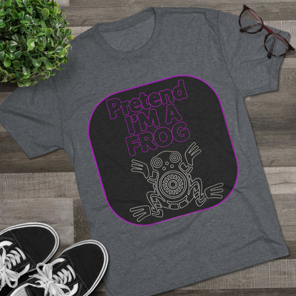 Funny Frog Unisex Tee - Pretend I Am a Frog Design