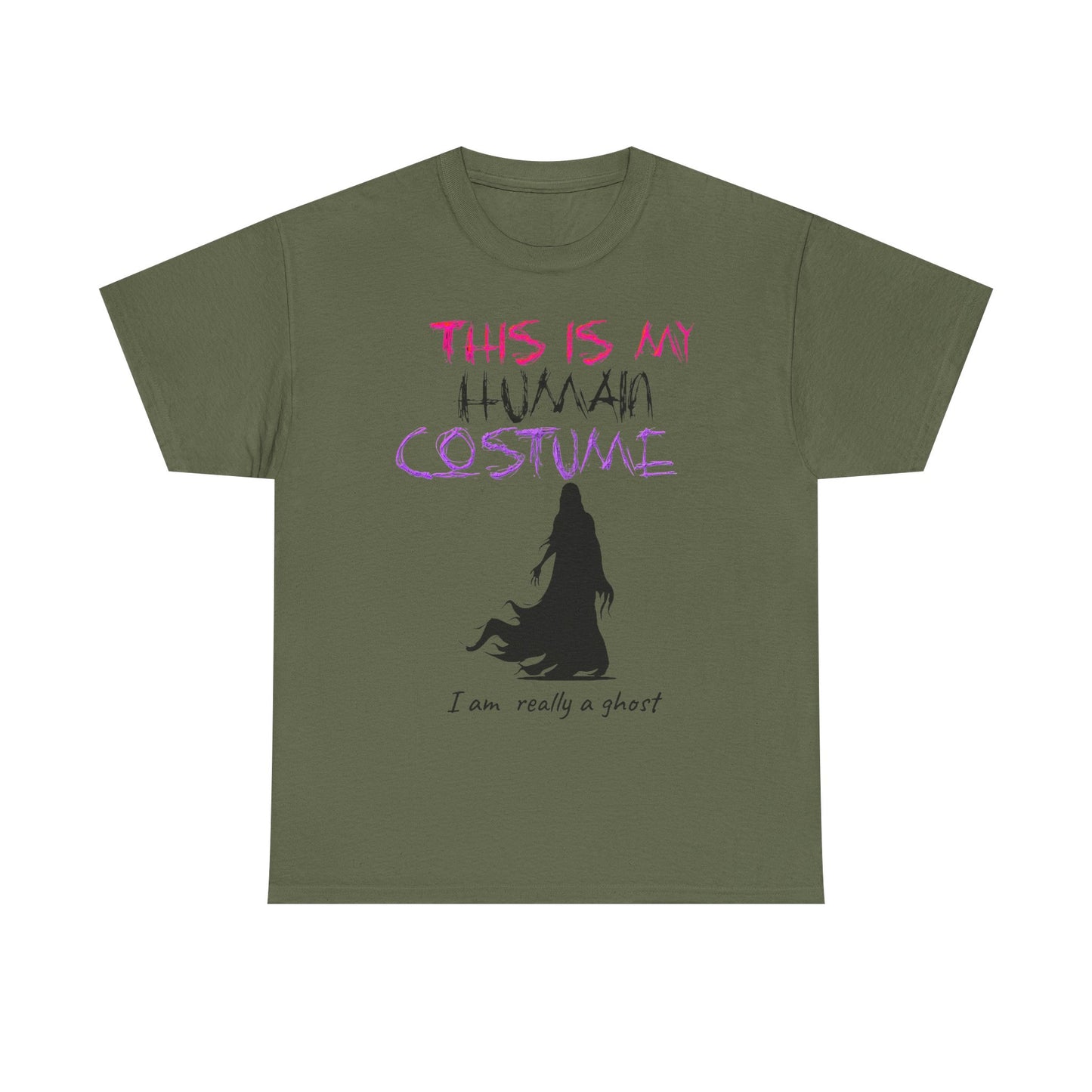 Cotton Tee - 'THIS IS MY HUMAN COSTUME'