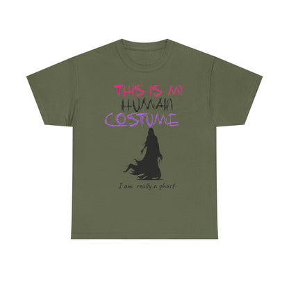 Cotton Tee - 'THIS IS MY HUMAN COSTUME'
