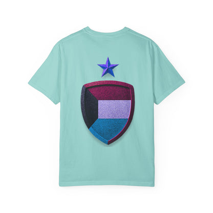 Kuwait Pride Unisex T-Shirt, Garment-Dyed Tee, LGBTQ+ Support Shirt, Casual Wear, Gift for Pride Month, Statement Fashion