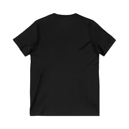 Stylish Qatar Shield V-Neck Tee, Casual T-Shirt for Wanderlust, Travel Shirt, Gift for Soccer Fans, Unisex Vacation Top