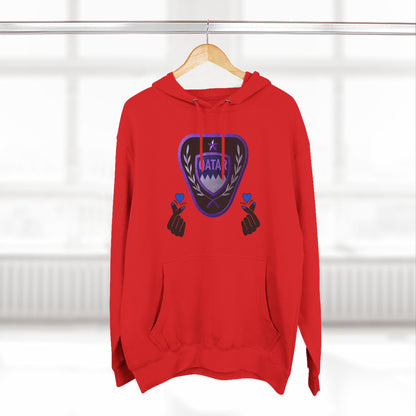 Fleece Hoodie - Qatar Love Design