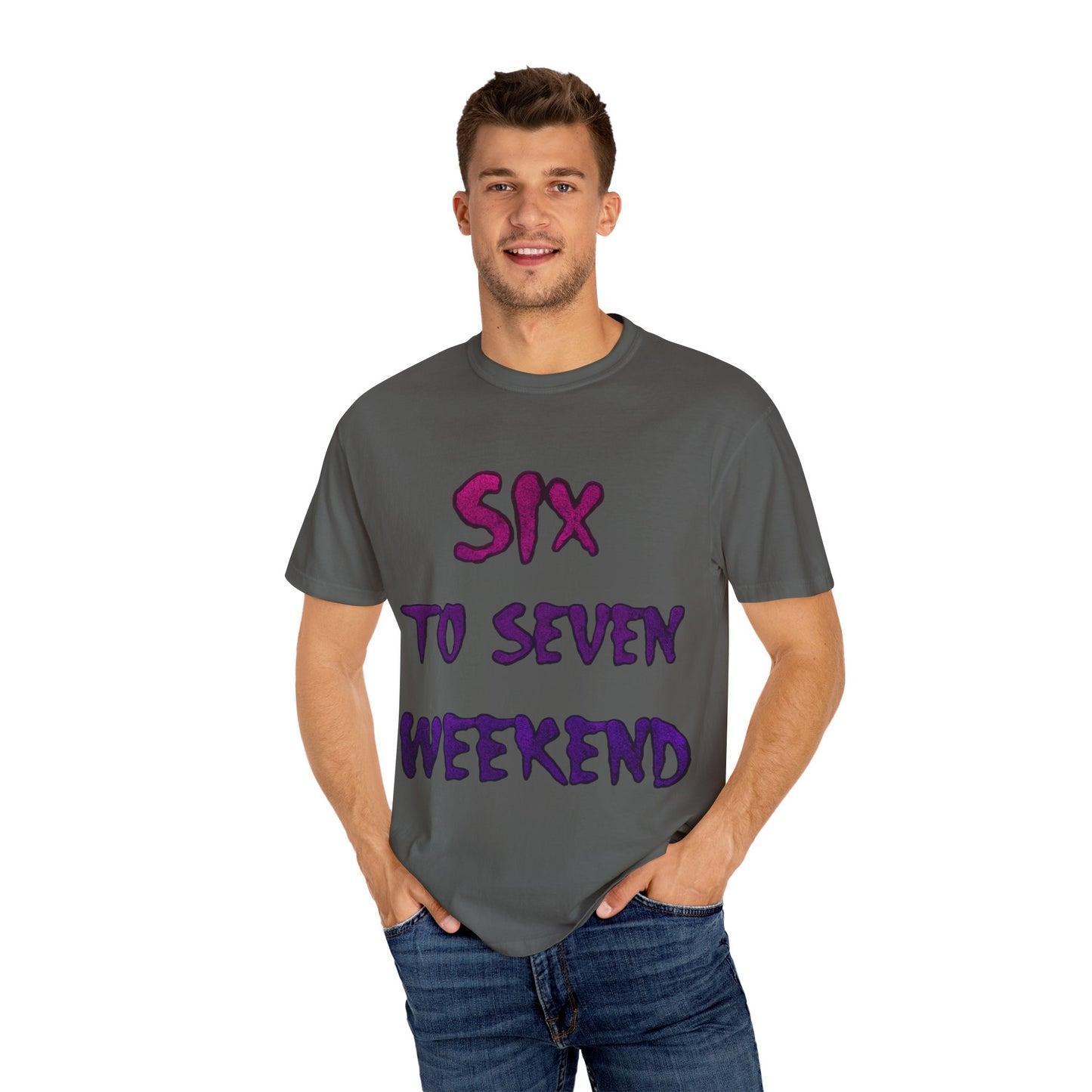 Unisex T-shirt 6-7 WEEKEND Garment-Dyed Tee