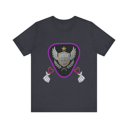 T-Shirt QATAR LOVE Unisex Jersey Short Sleeve Tee