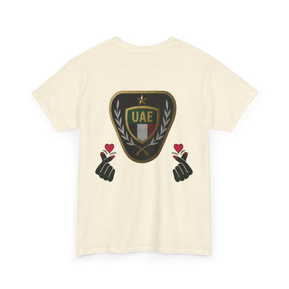 UAE Pride Unisex Heavy Cotton Tee, Pride T-Shirt, Abu Dhabi Gift, National Day Apparel, LGBTQ+ Support Tee, Casual Wear