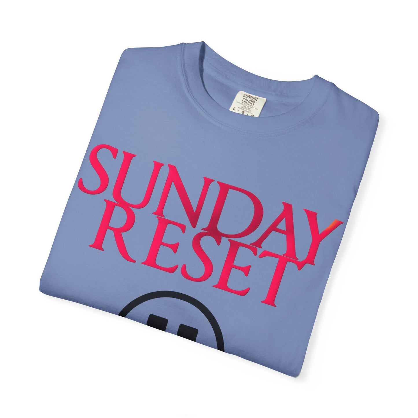 T-Shirt Sunday Reset Unisex Garment-Dyed