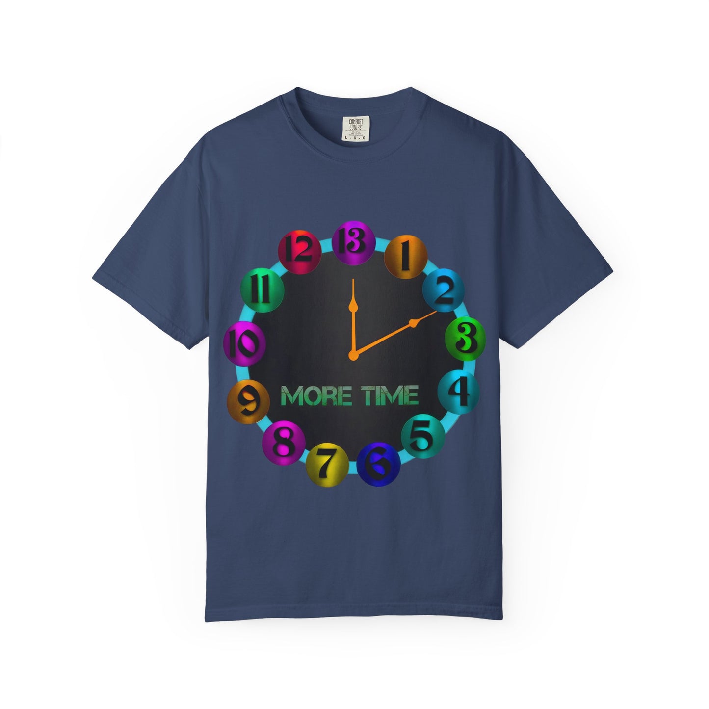 Garment-Dyed T-shirt - MORE TIME Graphic Tee