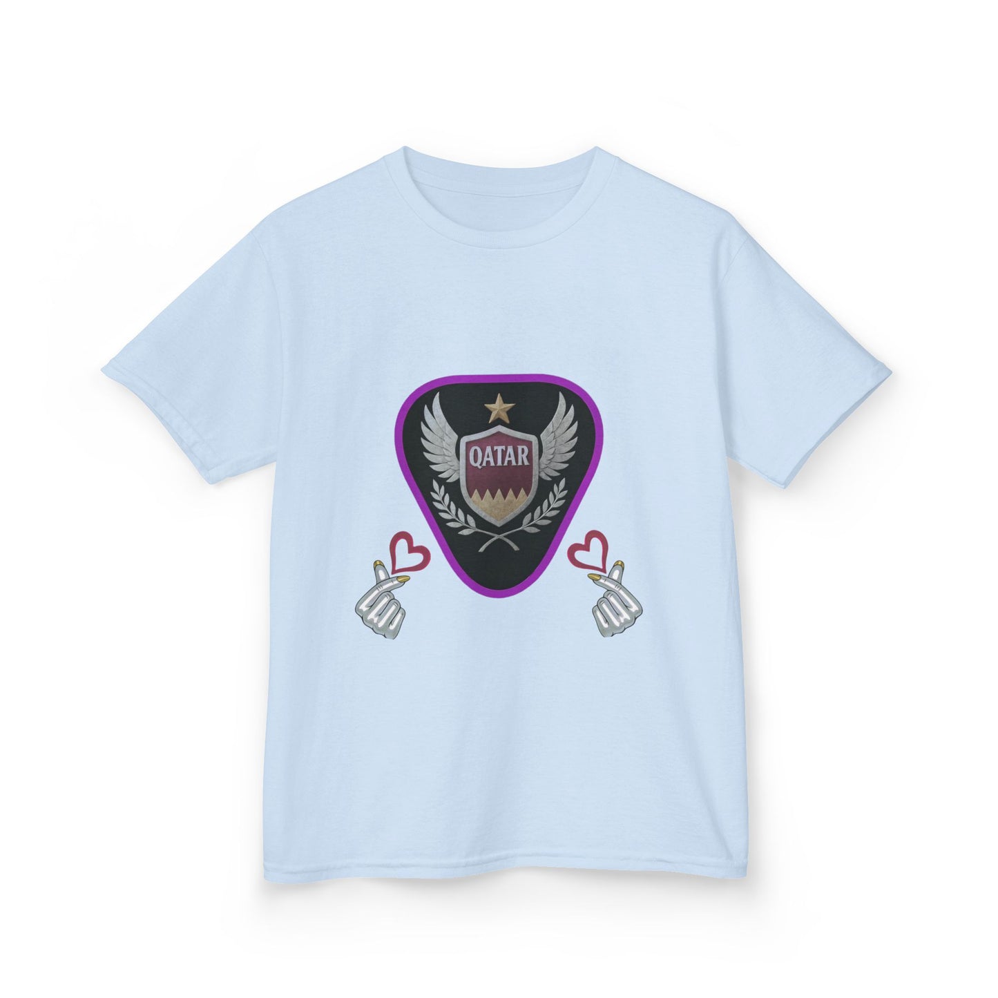 Kids' Fun Graphic Tee, Casual Kids T-Shirt, Cute Kids Top, Qatar Themed Shirt, Gift for Young Fans