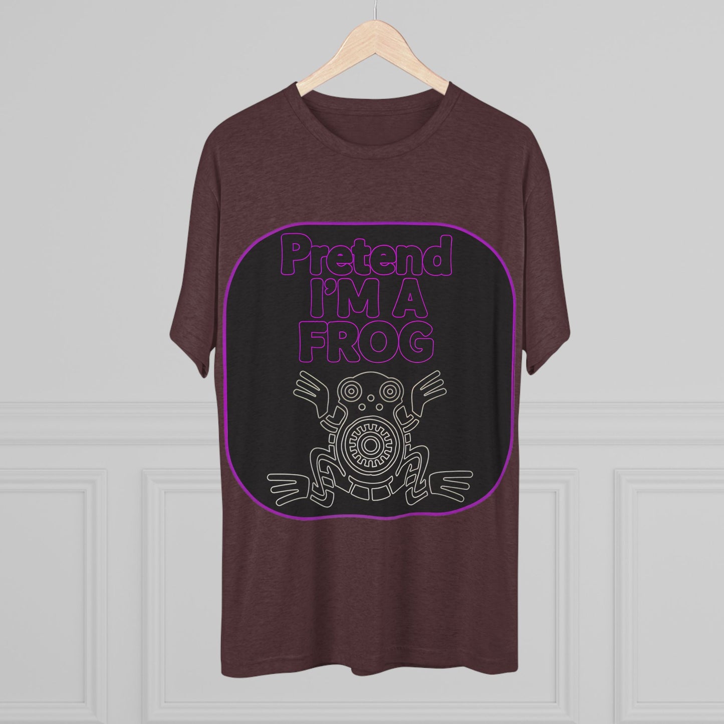 Funny Frog Unisex Tee - Pretend I Am a Frog Design