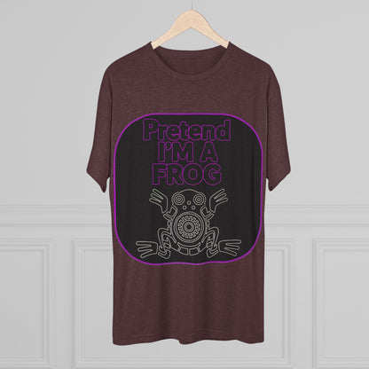 Funny Frog Unisex Tee - Pretend I Am a Frog Design