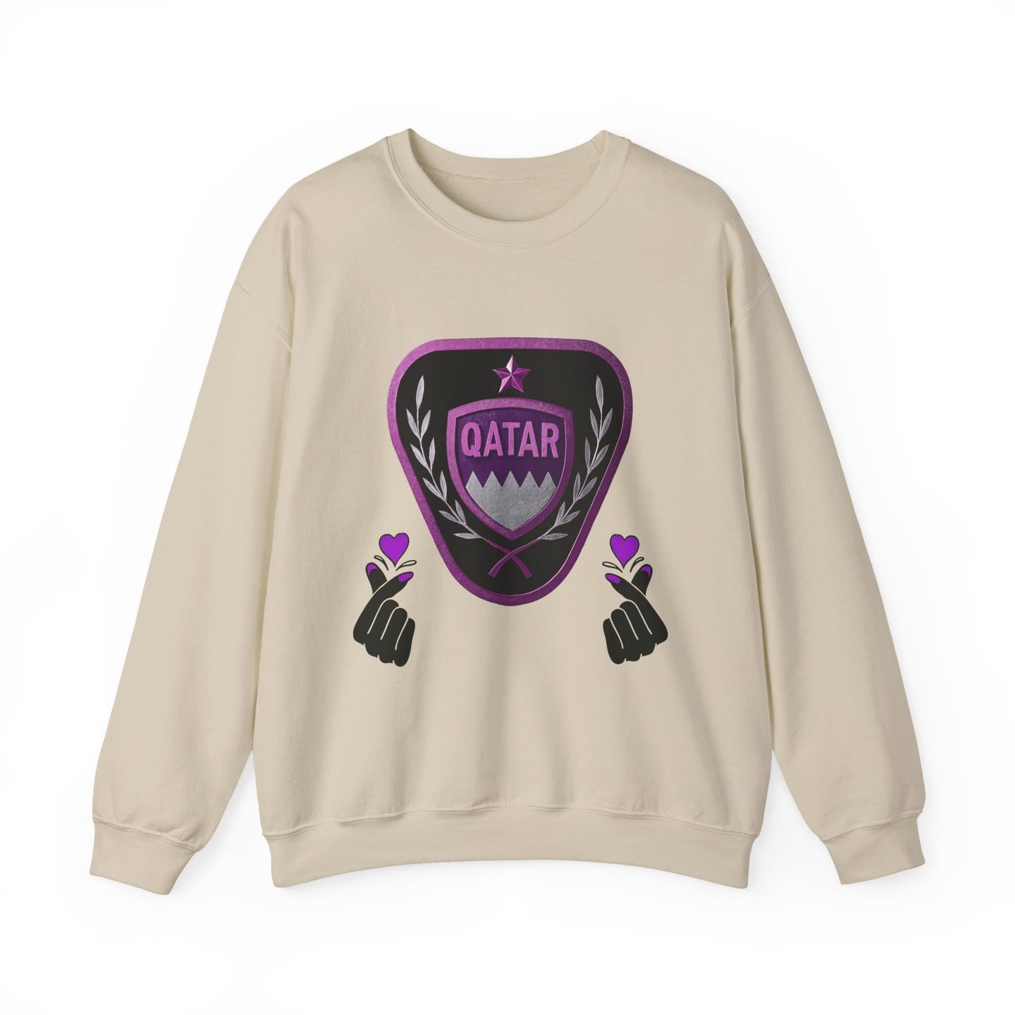 Unisex Sweatshirt qatra Love and Pride Design