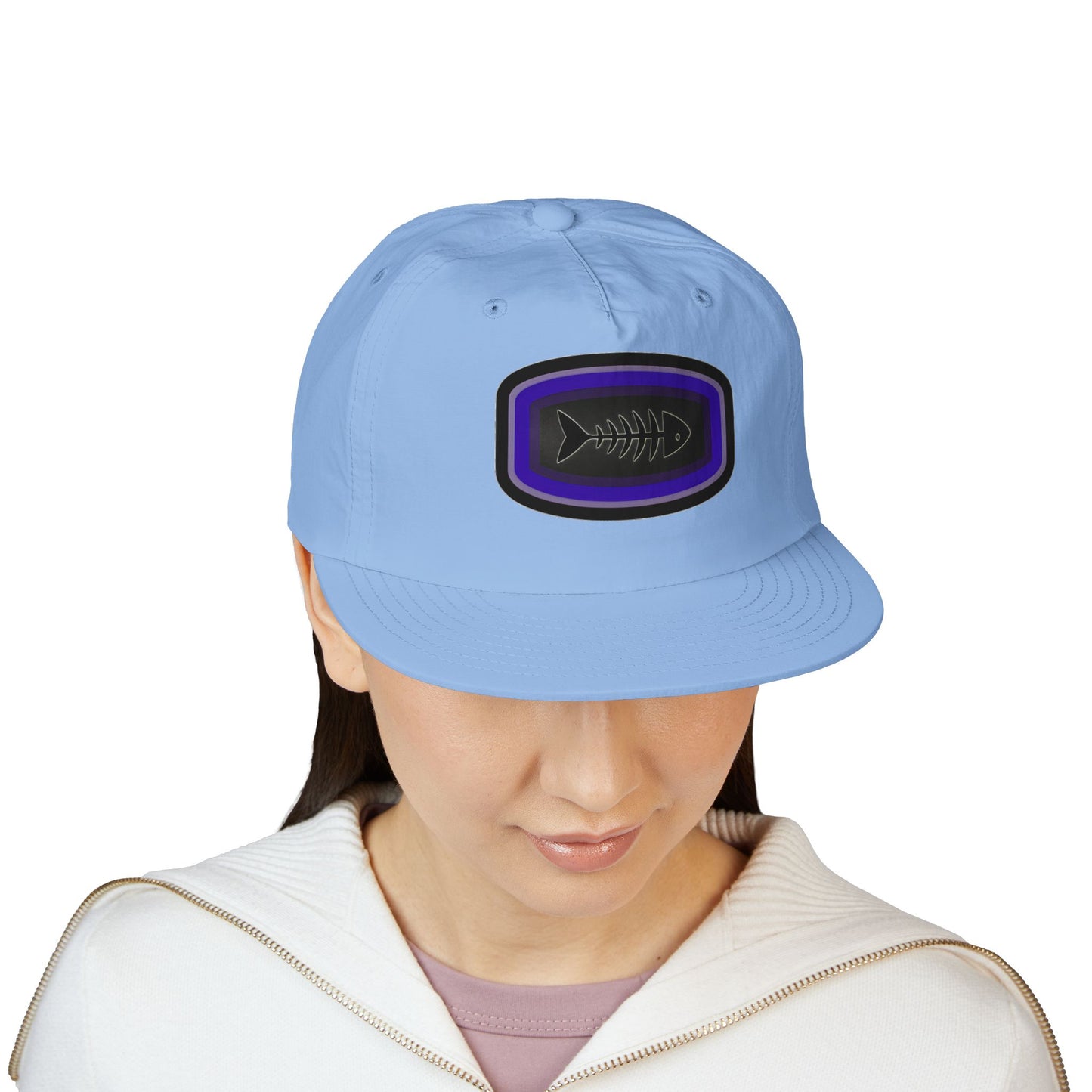 Surf Cap - Fish Skeleton Design