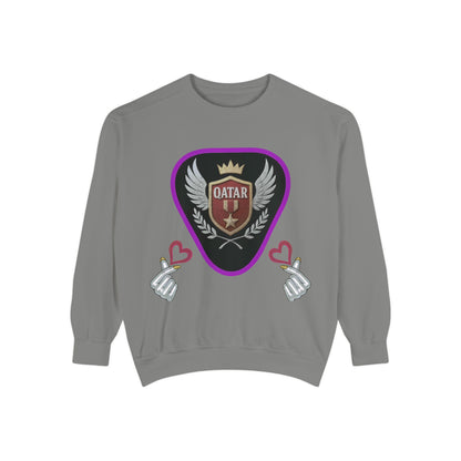 Qatar-Inspired Unisex Sweatshirt, Cozy Gift for Sports Fans, Stylish Casualwear, Travel Apparel, Souvenir from Qatar