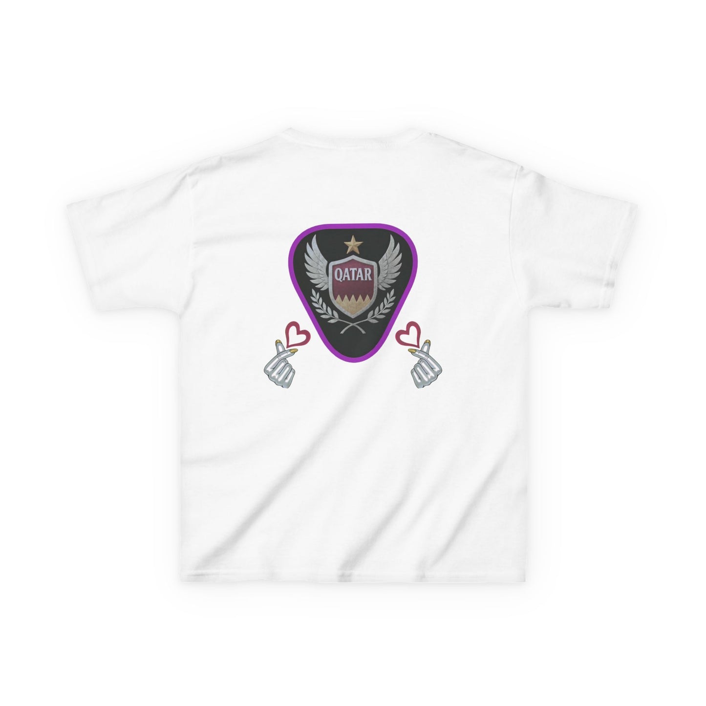 Kids' Fun Graphic Tee, Casual Kids T-Shirt, Cute Kids Top, Qatar Themed Shirt, Gift for Young Fans