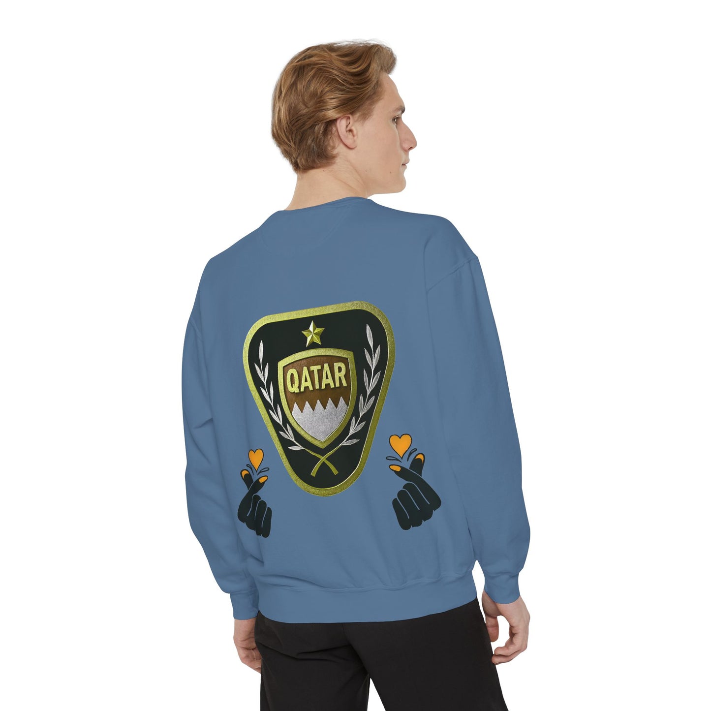 Qatar-Inspired Unisex Sweatshirt | Cozy Fashion for Sports Fans, Travel Lovers, Gift for Holidays, Casual Wear